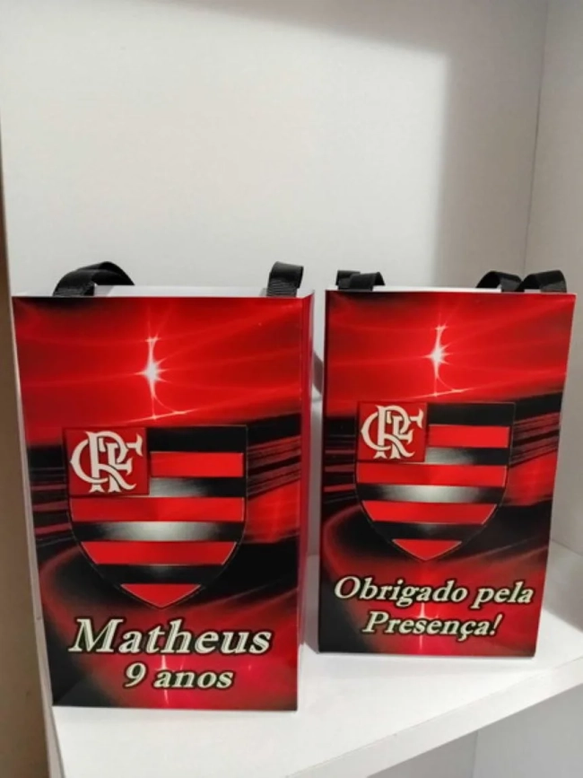 Sacolinhas Personalizadas Time do Coração para Lembrancinhas