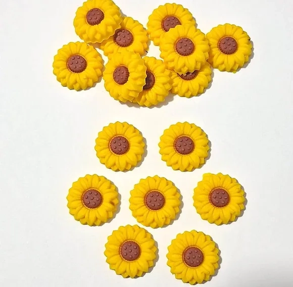 Mini Girassol Emborrachado Pacote com 10 Unidades
