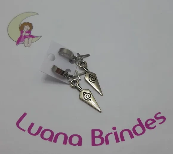 Brinco Símbolo Animes 11 de Acrílico - 5,5cm - 1 par