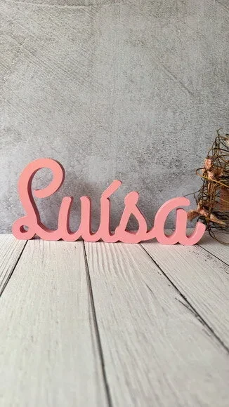 Letras de mdf -nomes - Letras Cursivas
