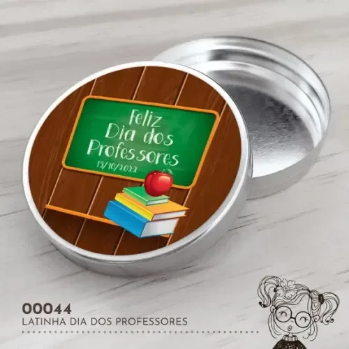 Latinha Adesivada Dia dos Professores - 00044