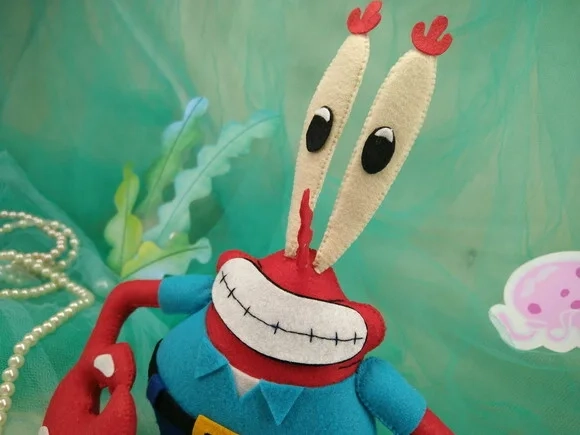 Seu Siriguejo de feltro - Bob Esponja