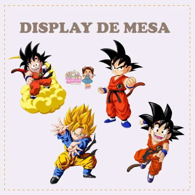 Kit Festa Só Um Bolinho DRAGON BALL Z - Decoração de Festa