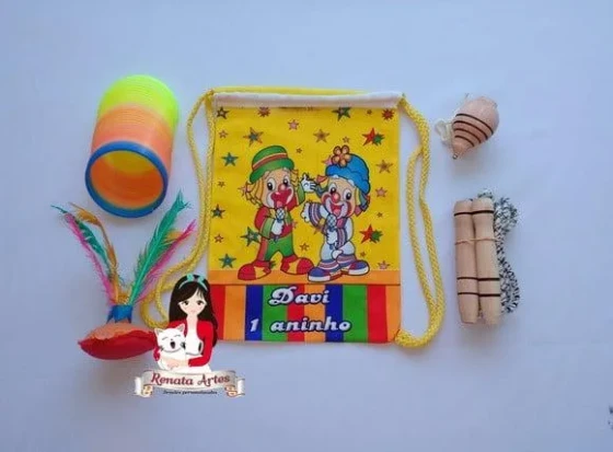 Mochila Boa Infância Tema Patati Patatá
