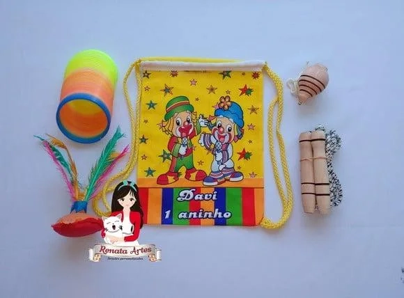 Mochila Boa Infância Tema Patati Patatá