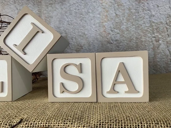 Cubos 8x8cm Ts Decoração Bebê
