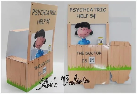 Caixinha Barraca da Lucy do Snoopy- O Filme