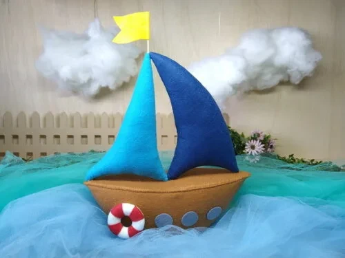 Barco em Feltro