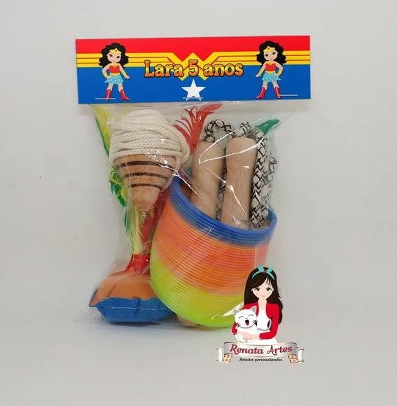 Kit Boa Infância Completo Tema Mulher Maravilha Baby