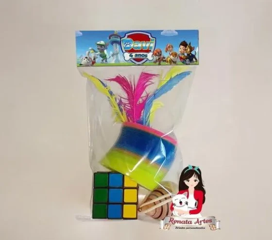 Kit Brinquedos Retrô Tema Patrulha Canina