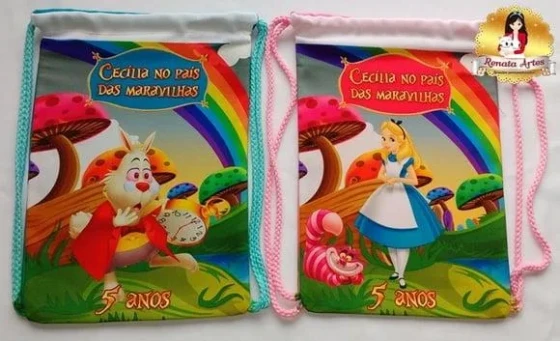 Mochila Alice no País das Maravilhas
