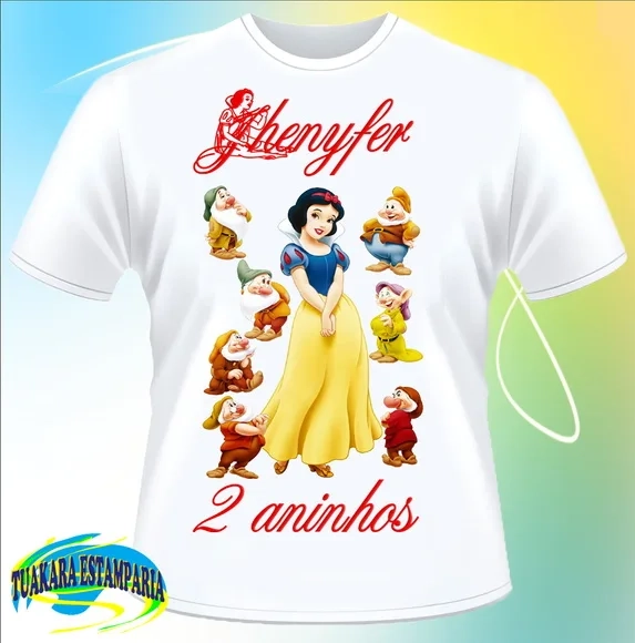 Camiseta Branca de Neve 01