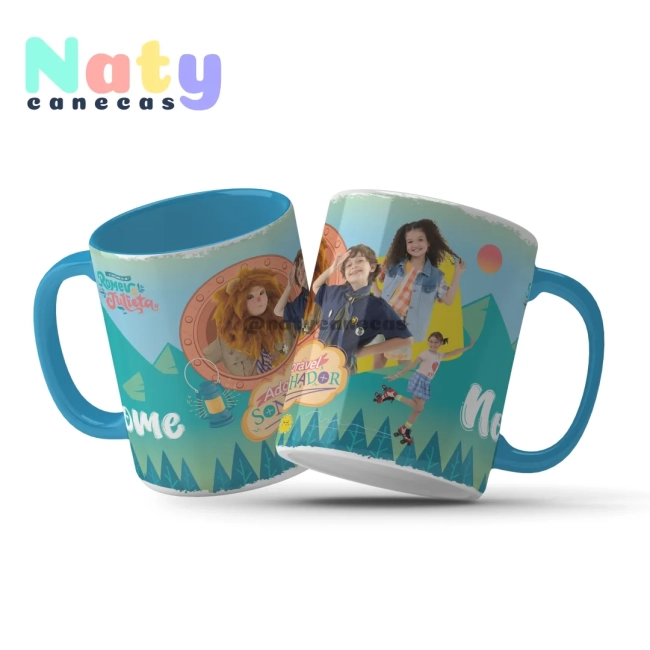 Caneca Personalizada A infância de Romeu e Julieta Personalizada com Nome