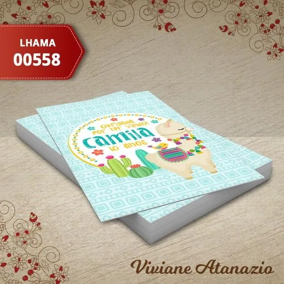 Adesivo Tubete Lhama - 00558