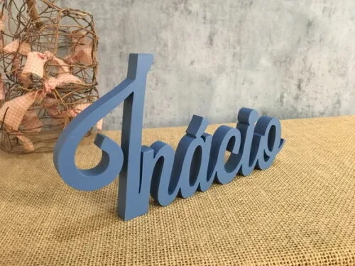 Letras Decorativas - nome em MDF Linha Cursiva