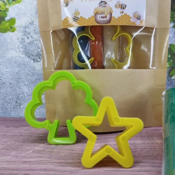 50 Unidades Kit Massinha Zip Lock - Abelinha - Trabalhamos com qualquer tema - Informar tema no chat