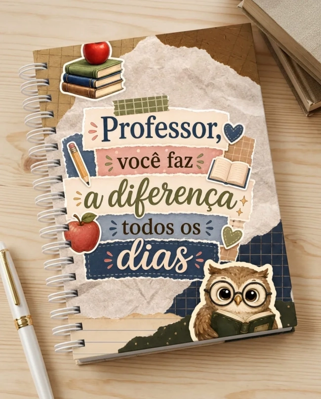 Caderno A5 Dia dos Professores
