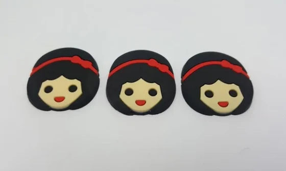 Aplique da Branca de Neve Emborrachado de 2,6cm
