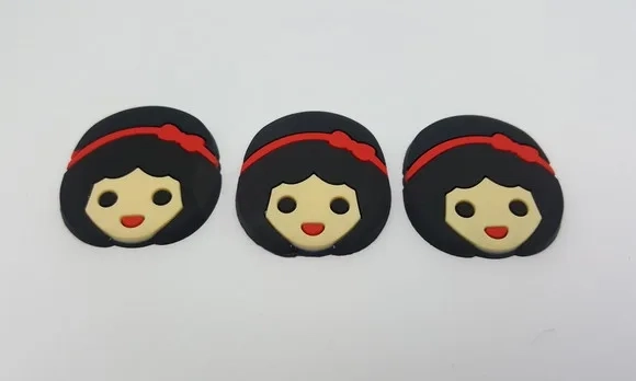 Aplique da Branca de Neve Emborrachado de 2,6cm