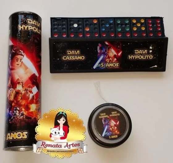 Kit Jogos Personalizado Star Wars Lego