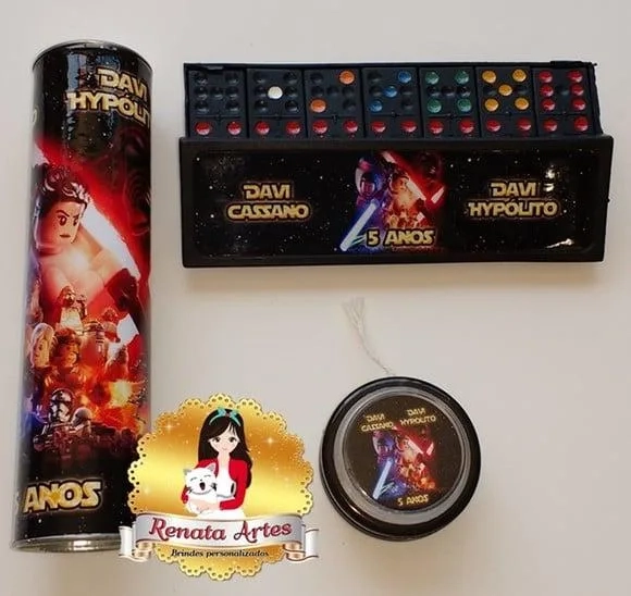 Kit Jogos Personalizado Star Wars Lego
