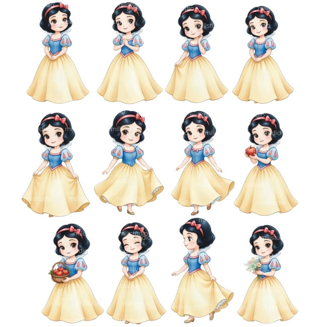 KIT DIGITAL BRANCA DE NEVE 13