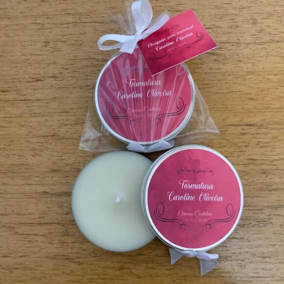 Lembrança Formatura Ciências Contábeis Vela Aromática