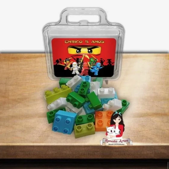 Maleta com Blocos de Montar Ninjago