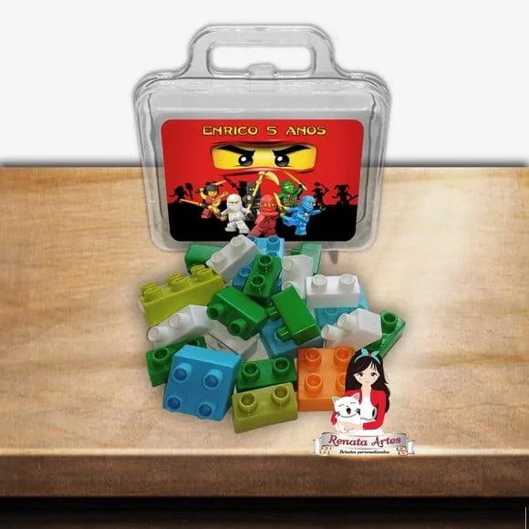 Maleta com Blocos de Montar Ninjago