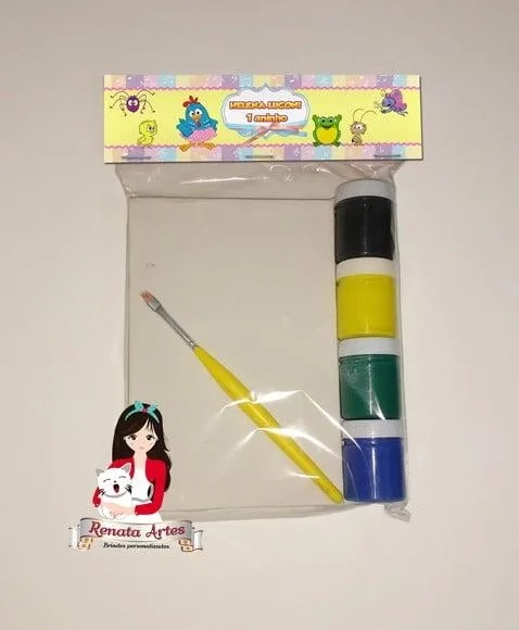 Kit Pintura Personalizado Galinha Pintadinha Candy Color