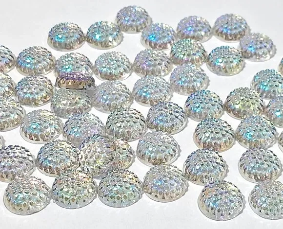 Chaton Fruta Cor Decorado 10mm Pacotes com 50 Unidades