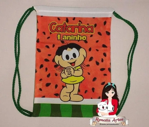 Mochila de Tecido Personalizada Melancia