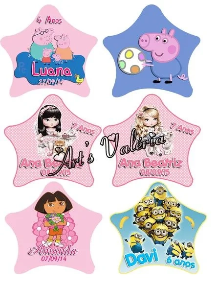 Tubete Estrela Personalizado