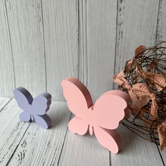 Dupla de Borboletas de Mesa Decoração Bebê