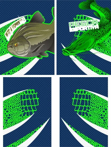 Arte Vetor Camisa Pesca-mod-0203