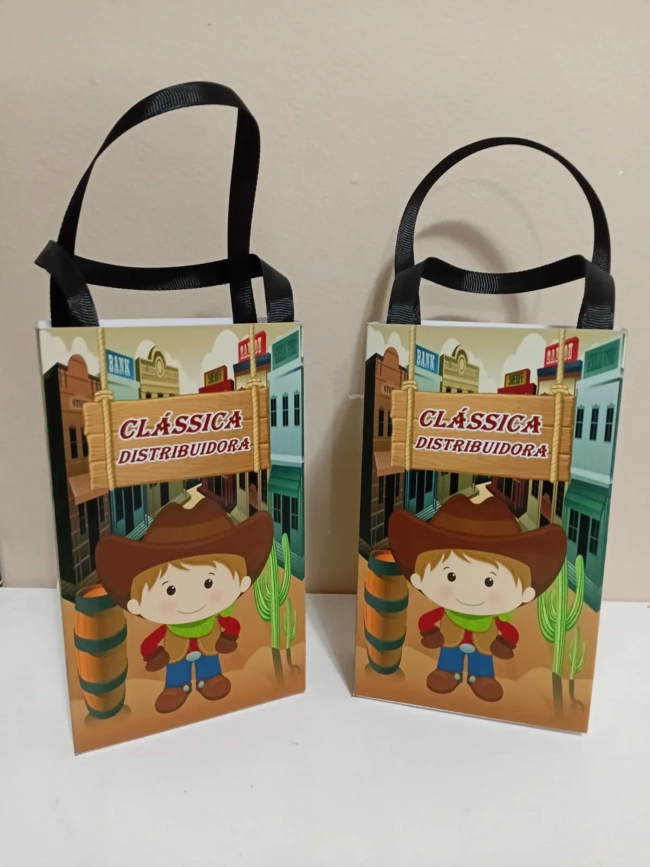 Sacolinhas Personalizadas Country para Lembrancinhas