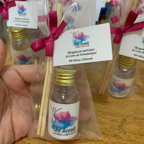 Brinde Corporativo Mini Aromatizador com Logo Aromaterapia