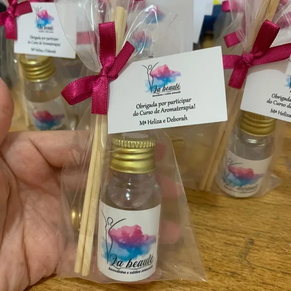 Brinde Corporativo Mini Aromatizador com Logo Aromaterapia