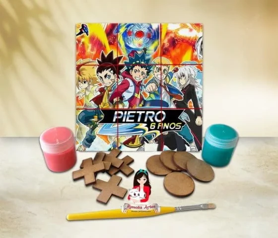 Jogo da Velha com Tinta Personalizado Beyblade