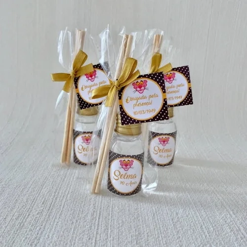 Lembrancinha Aromatizador Pantera Cor de Rosa