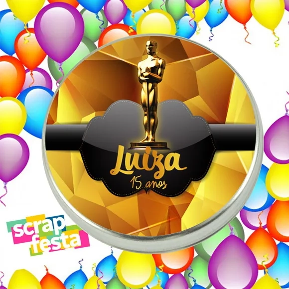 Latinha Personalizada Festa de Aniversário Oscar