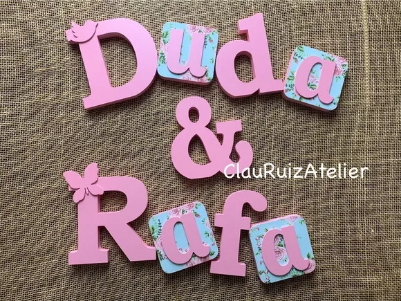 Nome De Parede Em Mdf