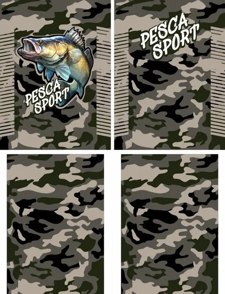 Arte Vetor Camisa Pesca-mod-0256