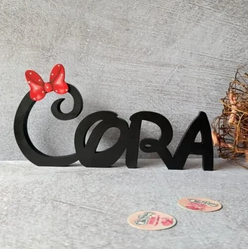 Nome em mdf - Linha Disney - Decoração Bebê e Infantil