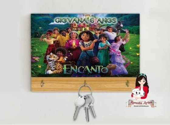 Porta Chaves Personalizado Encanto