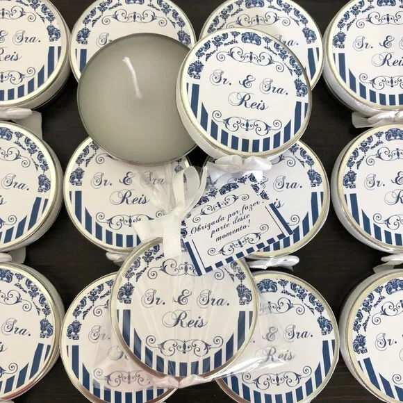 Lembrança para Casamento Vela Aromática