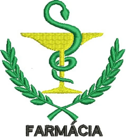 Matriz de Bordado Símbolo Farmácia