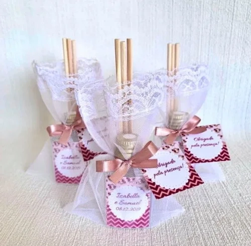 Lembrancinha Casamento difusor vidro 40ml