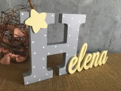 Jardim Encantado - Nomes Personalizados ESTRELA