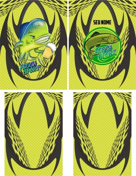 Arte Vetor Camisa Pesca-mod-0180